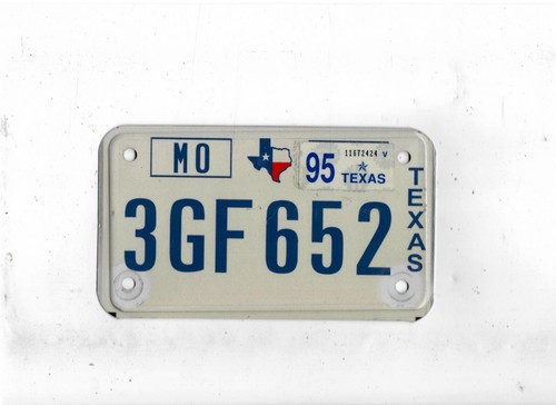 Texas 1995 license plate - 1995,